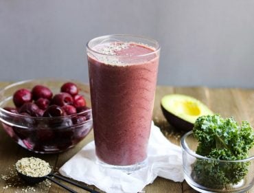 kale cherry smoothie