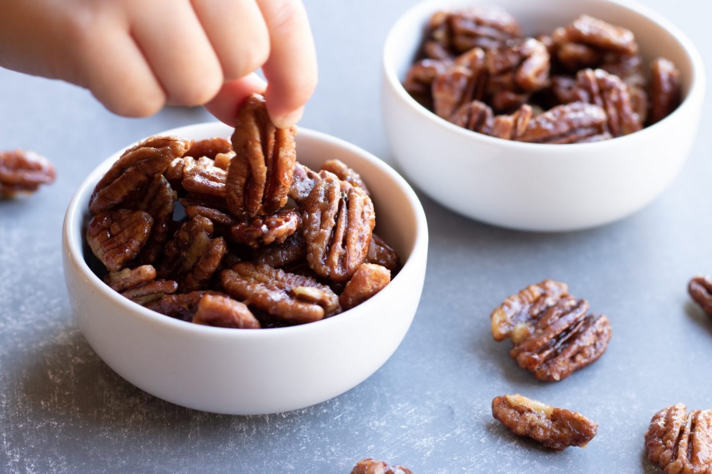 Paleo Candied Pecans Recipe (Vegan, Naturally Sweetened)