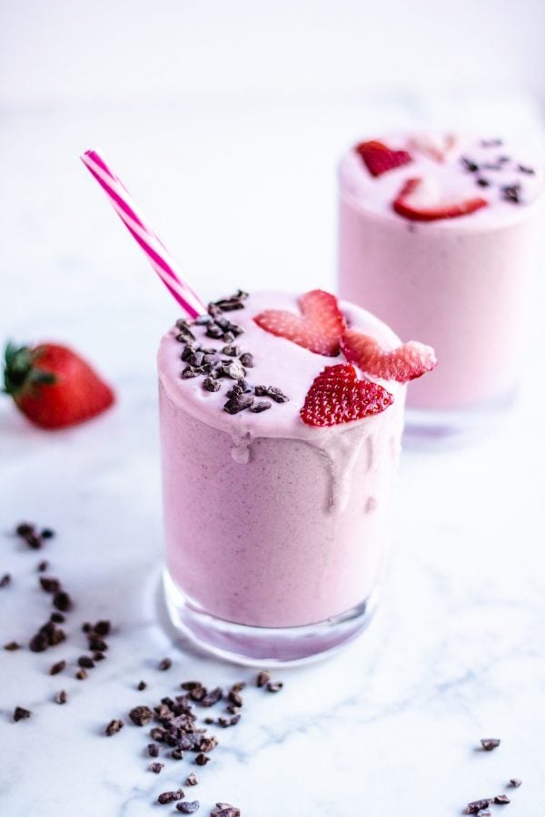 strawberry banana smoothie