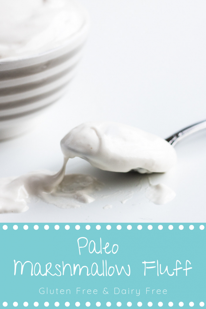 Simple homemade paleo marshmallow fluff recipe that's free of corn syrup!