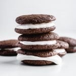 gluten free chocolate whoopie pie recipe with marshmallow creme
