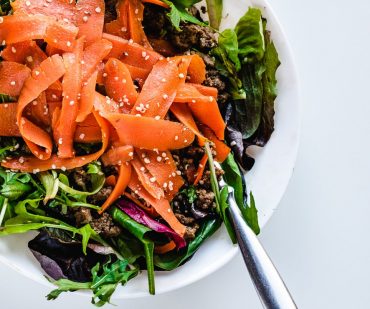 easy winter salad recipe with beef and carrots