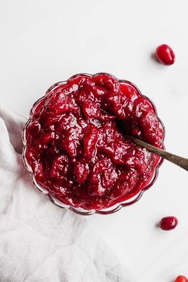 healthy cranberry sauce