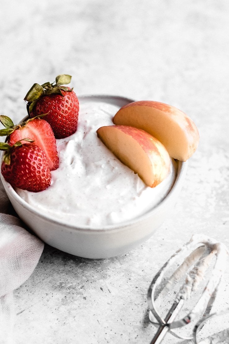Healthy Coconut Honey Fruit Dip