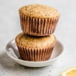 healthy lemon poppy seed muffins