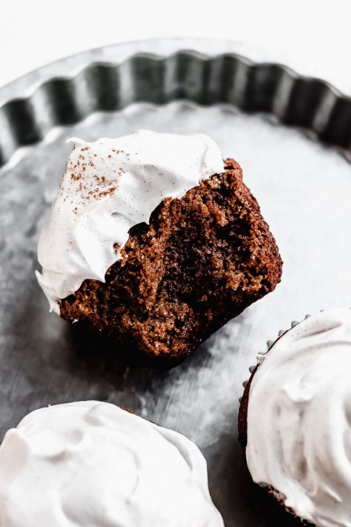 paleo gingerbread cupcakes