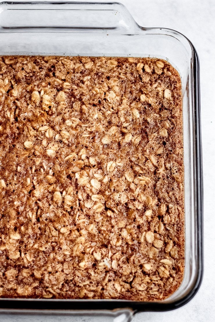 Eggnog Baked Oatmeal