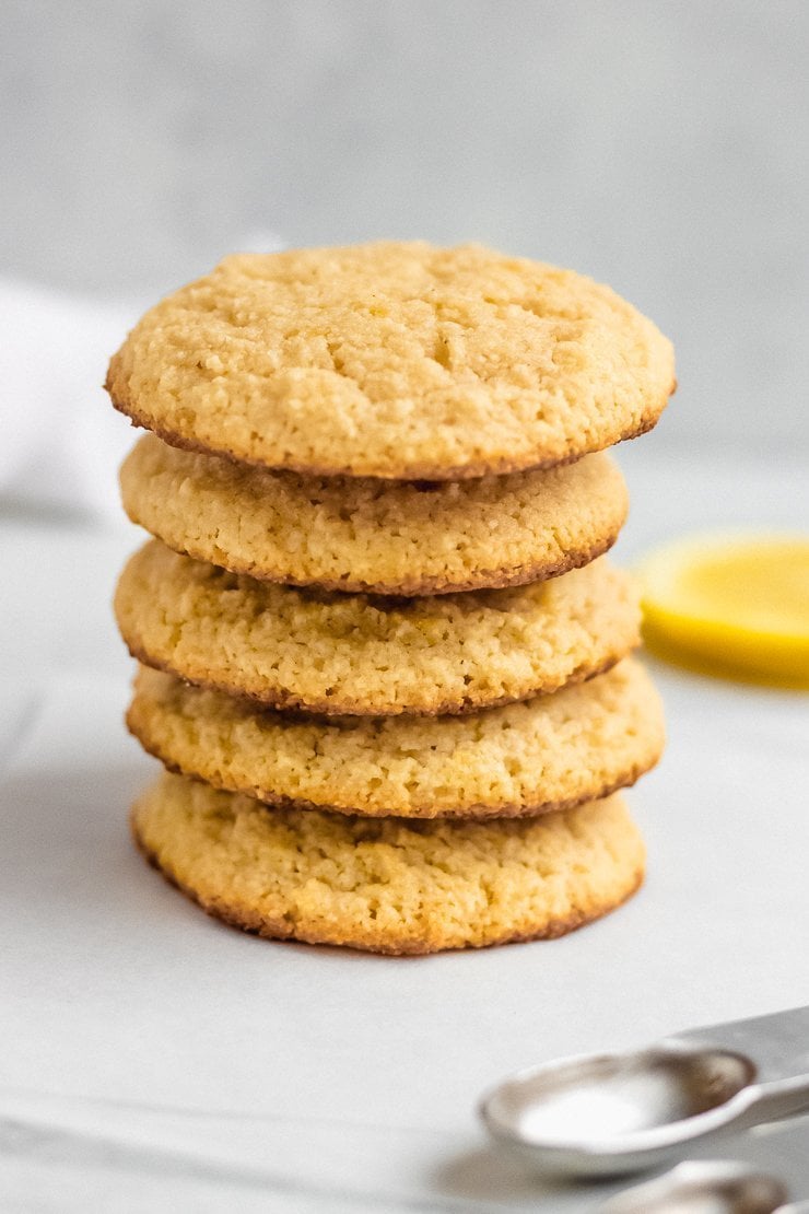 Almond Flour Lemon Cookies (Paleo, GF, DF)