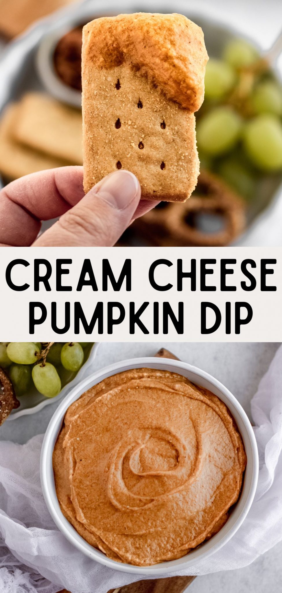 Pumpkin Cream Cheese Dip (5 minute recipe!)