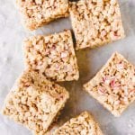 peppermint rice krispie treats