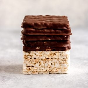 chocolate covered rice cakes