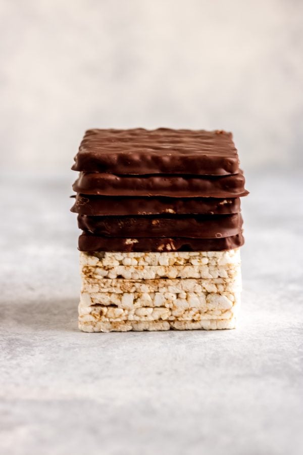 chocolate covered rice cakes