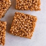 pumpkin spice rice krispie treats